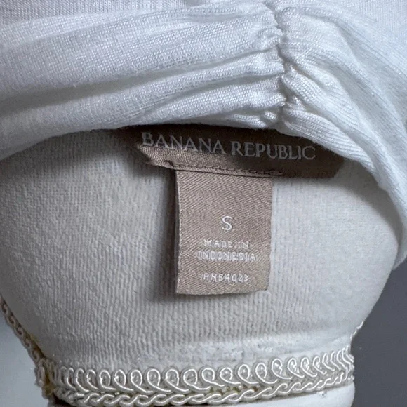 Banana Republic White Wrap Blouse - Picture 3 of 7